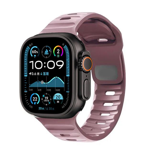 Armband für Apple Watch Band 44mm 49mm 45mm 46 42mm 40mm 41mm Sport Silikonarmband correa iwatch Serie 7 6 3 se 8 9 10 ultra 2