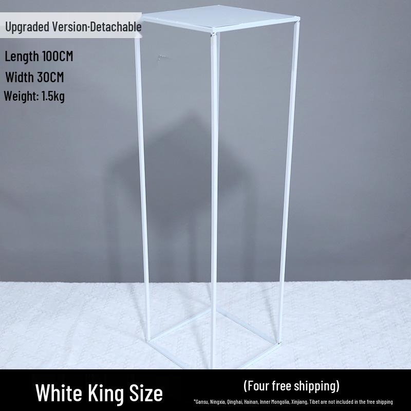 Iron Art Floral Stand for Wedding Aisle Decoration