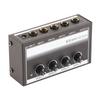 4?Channel Line Mixer Mini Metal Ultra Low Noise Hub Microphone Audio Equipment MH400US Plug 110V