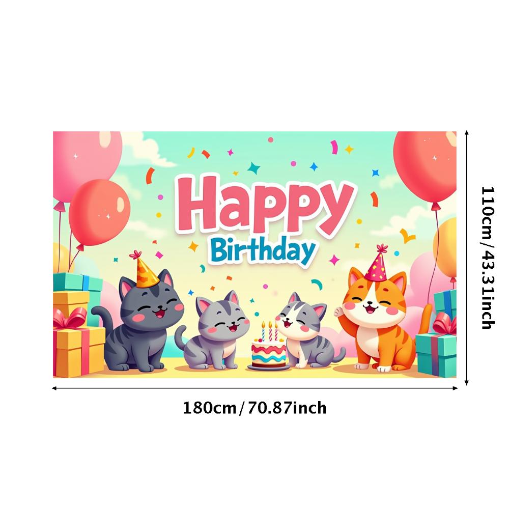 Party Backdrop Reusable Photo Prop  Shower Backdrop Large Animal Backdrop For Themed Party Kids’ Event Outdoor Gathering