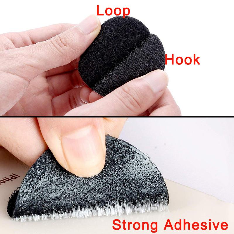 5/10Pais Self Adhesive Hook and Loop Dots Fastener Tape Nylon Sticker Pads Wall Mounting Tape Round Coins DIY Hook Loop Adhesivo
