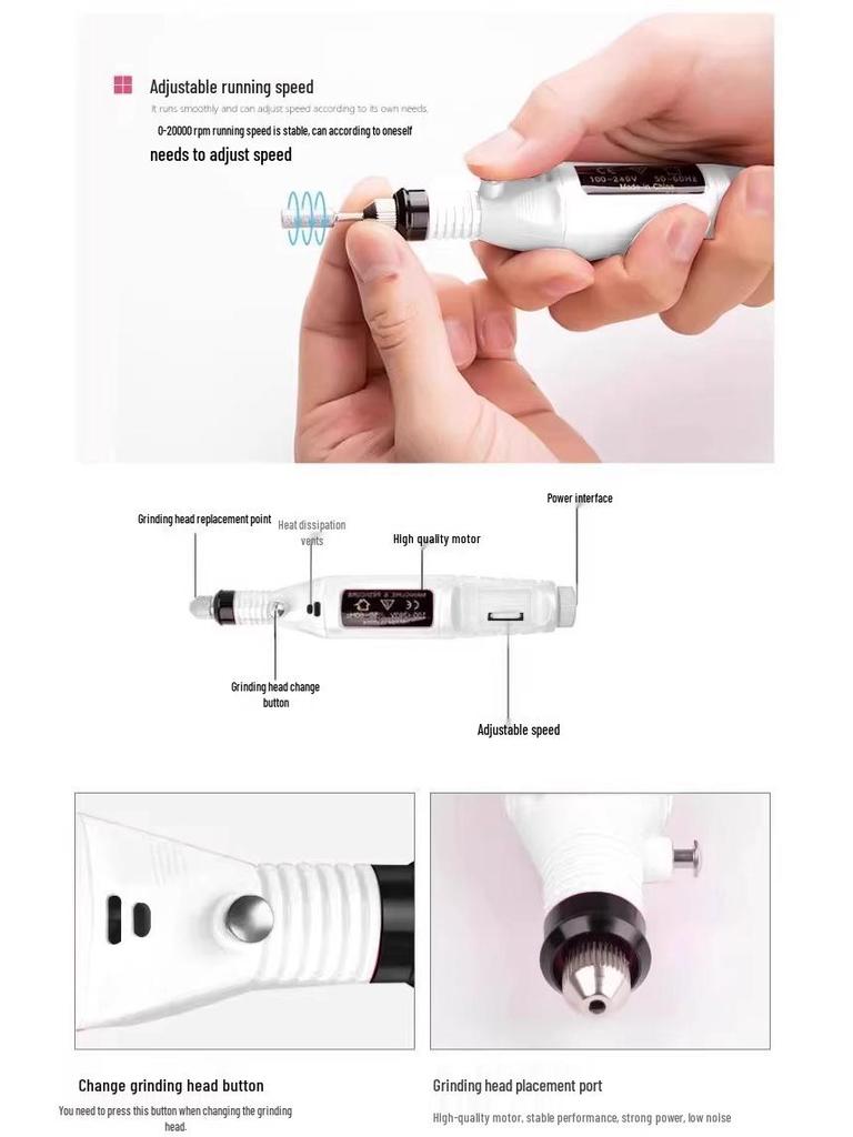 Newcomer Discount: Electric Nail Grinder for Onychomycosis - Toenail Manicure Tool
