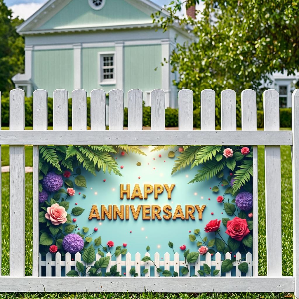 Party Backdrop Easy-to-hang Outdoor Photo Anniversary Elegant Celebration for Garden