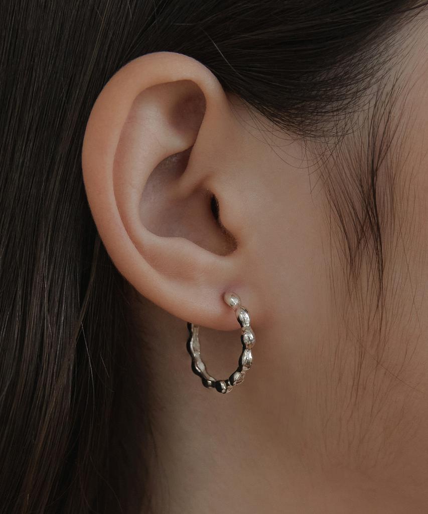 Tatiana Bubble Link Hoop Earrings Ec3133