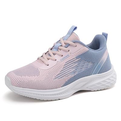 Scarpe sportive casual in rete traspirante primaverili ed estive per donna, scarpe da donna in rete singola con suola morbida antiscivolo ultraleggere