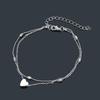 Anklet Fashion Oval Bead Chain Love Anklet Women's Foot Accessories Beach Anklet