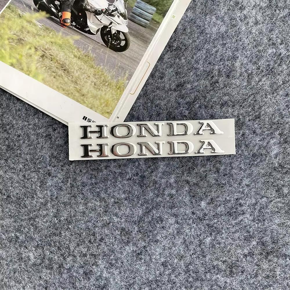 XMZSA1 For Honda Sticker 3D Soft Glue Letter Label Motorcycle Decoration Fuel Tank Body Tail Wing Side Pcx160 Nss350 Pcx125 Cbr650r