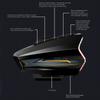 Motorcycle Helmet BT Headset Waterproof Motorcycle Helmet Speaker with Flashlight Wireless BT Headphones for All Helmets