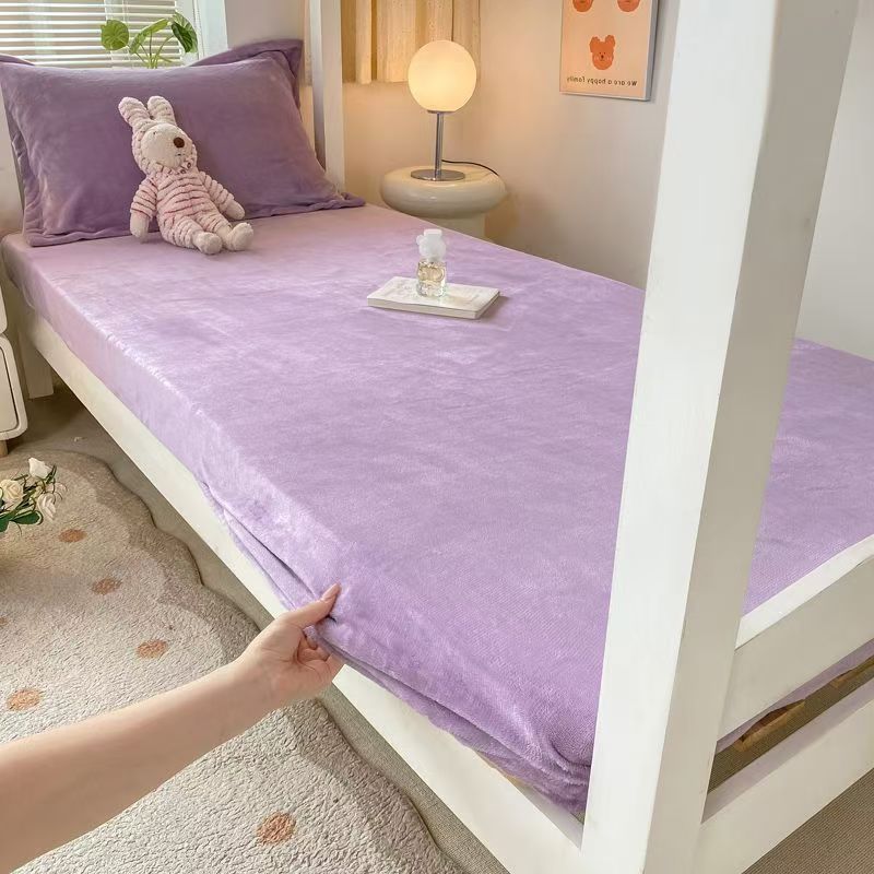 Luxury Velvet Pillowcase 48x74cm Solid Color Soft Skin Pillow Case Pillow Cover Bedding Flannel Fabric Warm and Smooth