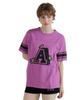 NUMBERING TOM CAT T-SHIRT/TOPPS Women's Short Sleeve Logo Topps F Size 080 Purple 783-6135603