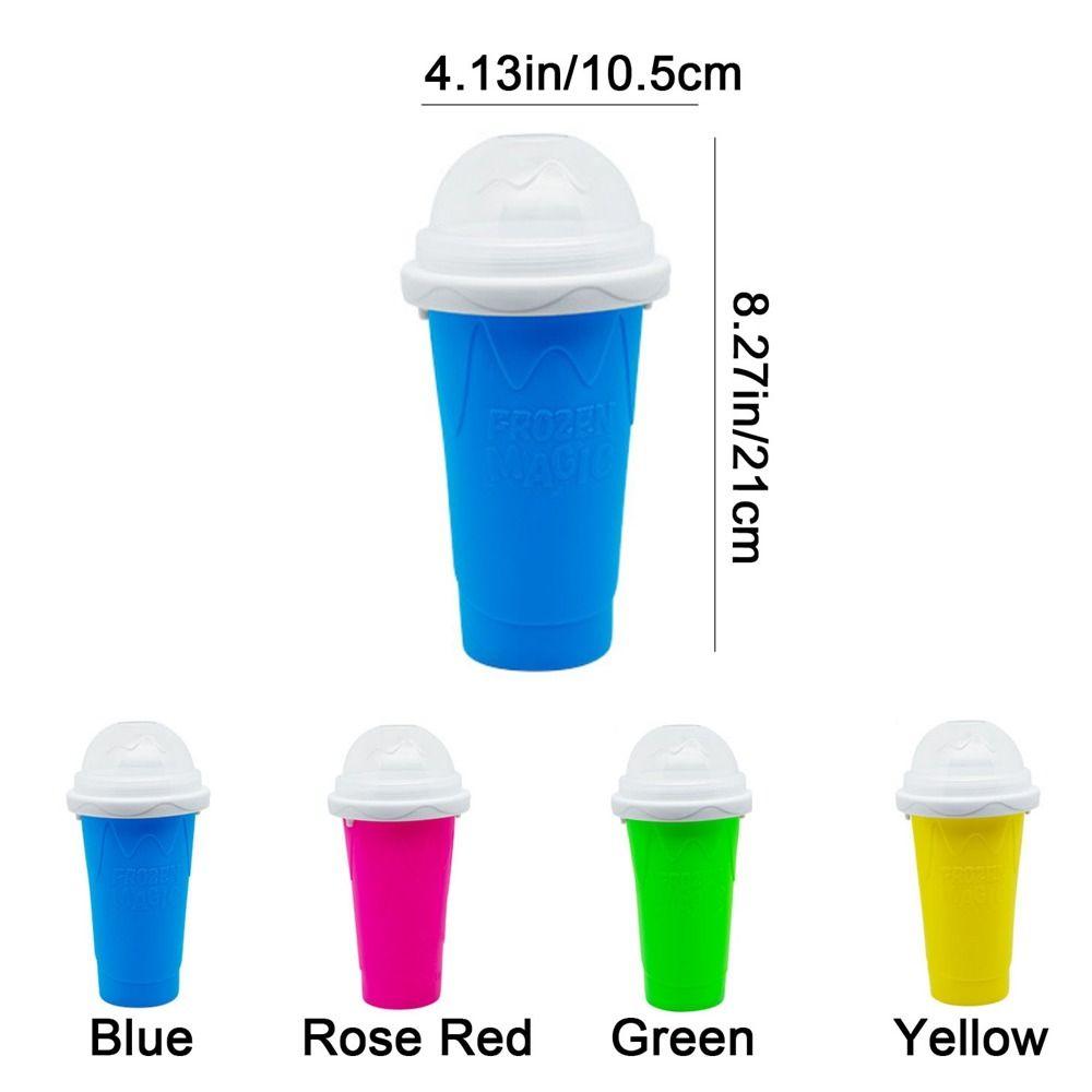 Silicone DIY Juice Water Bottle Quick-Frozen Ice Cream Maker Cups Slushy Maker Cup  Kids Gifts