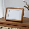 Custom Mortise and Tenon Photo Frame – Solid Black Walnut & Red Beech Wood, 67810/12 Inch, DIY Wood Frame