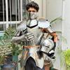 Cosplay Gothic Half Armor Suit Medieval Knight Chest Gauntlets Halloween And Festival Costume