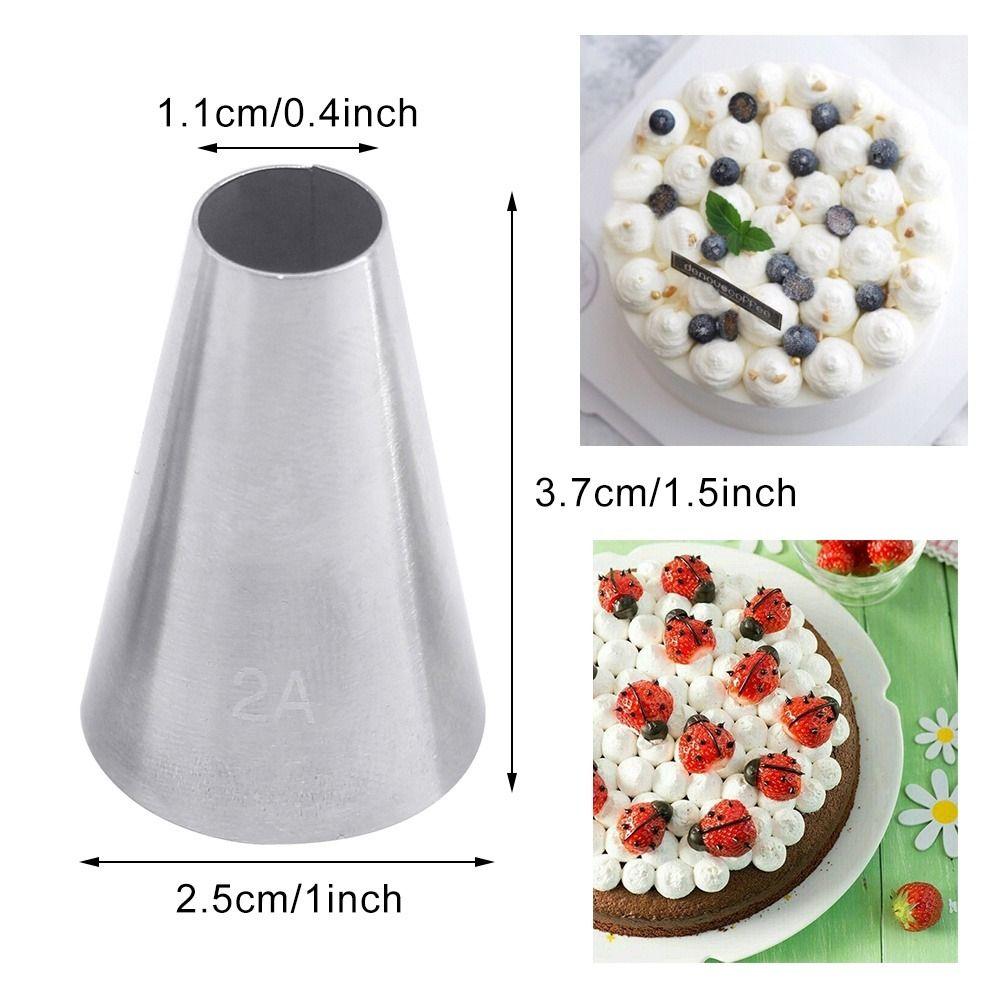 DIY Cream Nozzles Stainless Steel Baking Tool Durable Cake Decoration Tip