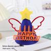 Korean Baby Bow Birthday Hat for 1-Year-Olds - Cake Decoration Accessory