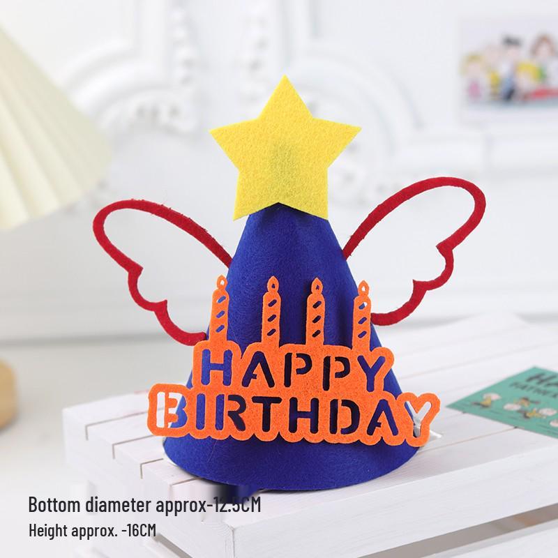 Korean Baby Bow Birthday Hat for 1-Year-Olds - Cake Decoration Accessory