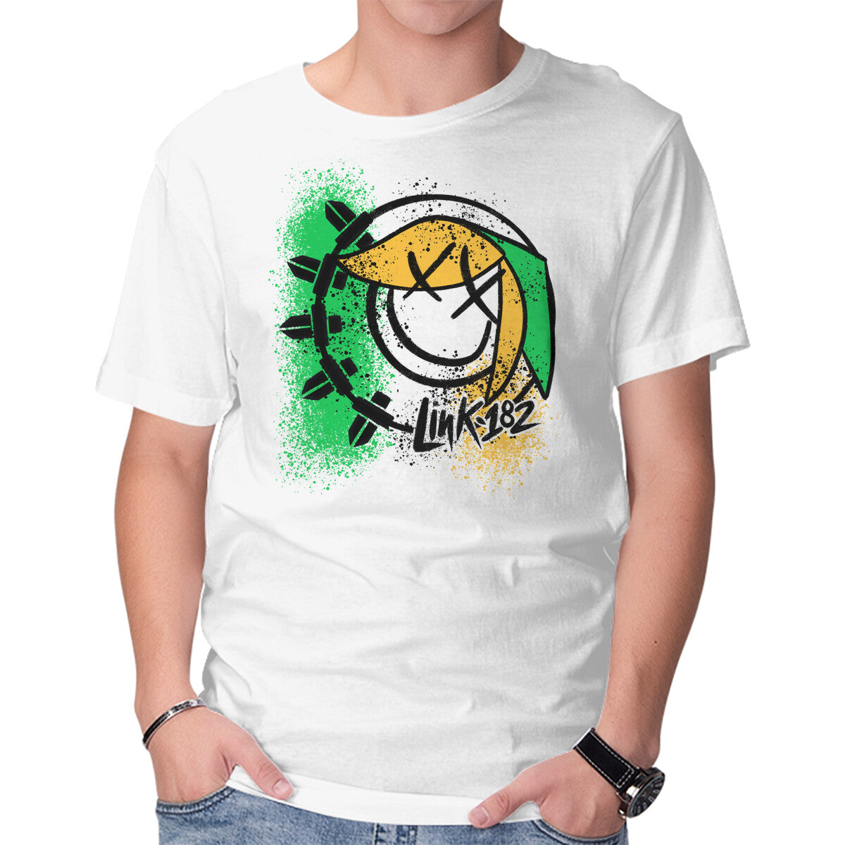 Unisex Crew Neck T-Shirt Hyrulean Pop Punk Is Not Dead Graphic Short Sleeve Casual Tee XXXL
