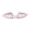 2pcs Carbon Fiber Side Rearview Mirror Cap Cover Trim For Mercedes Benz G GLE GLS Class W463 -21 ABS Plastic Car