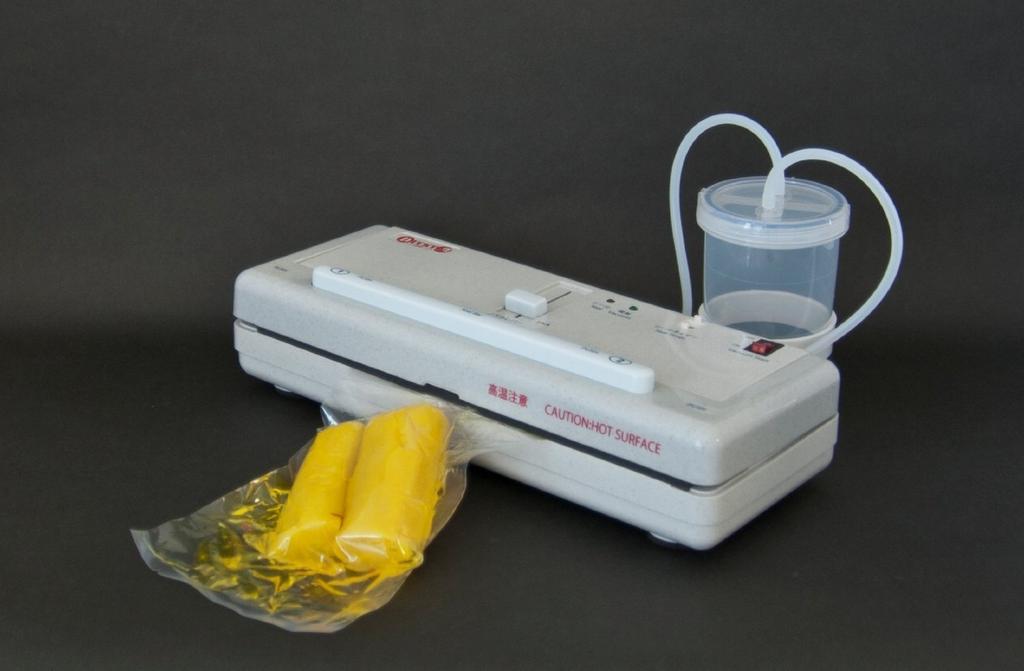 Tabletop Deaeration Sealer with Commercial Vacuum [Vacuum Packer] [Compatible Bags] [Nozzle Type]