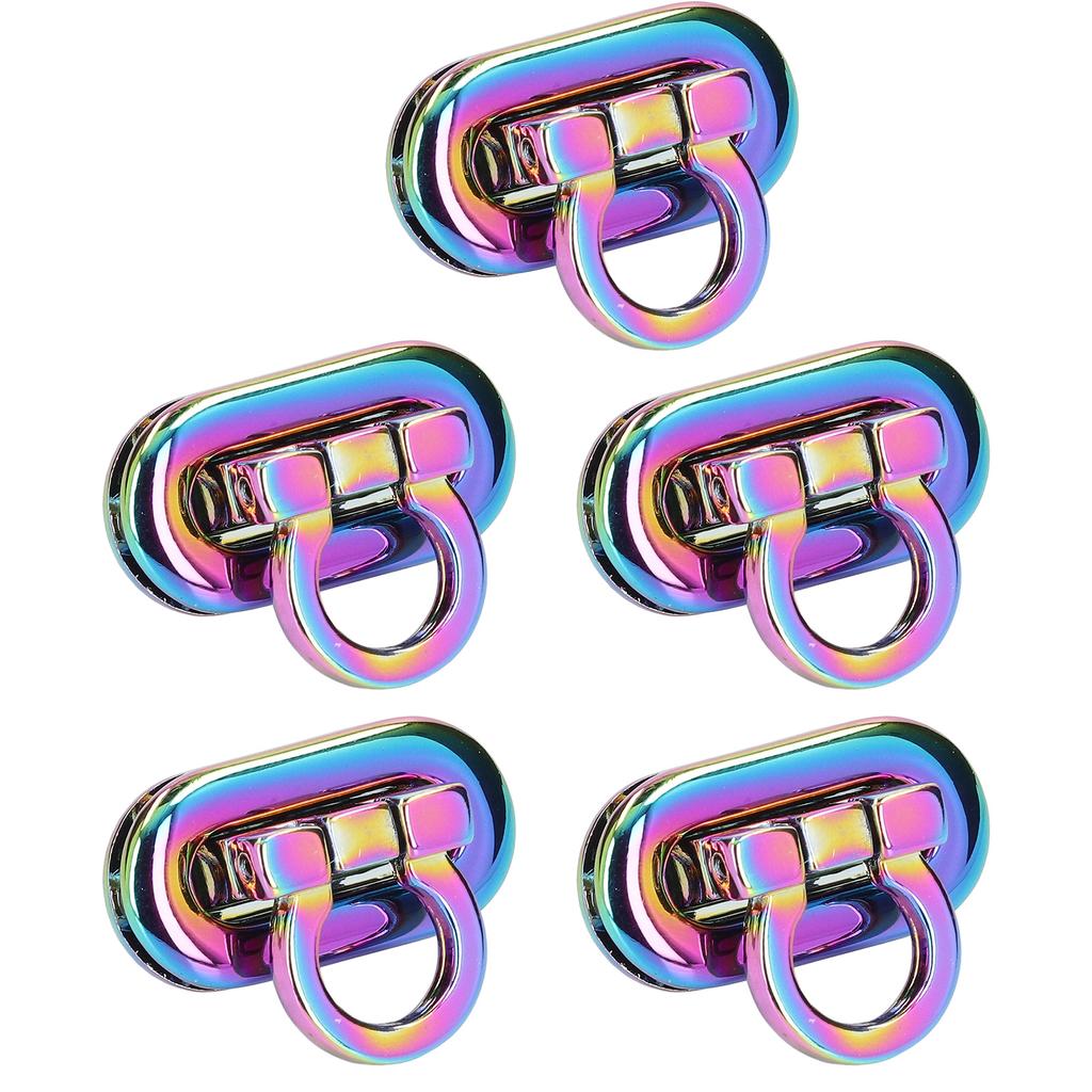 5 Pcs Flip Lock Colorful Zinc Alloy Oval Bull Nose Lock Luggage Lock Clamshell Lock