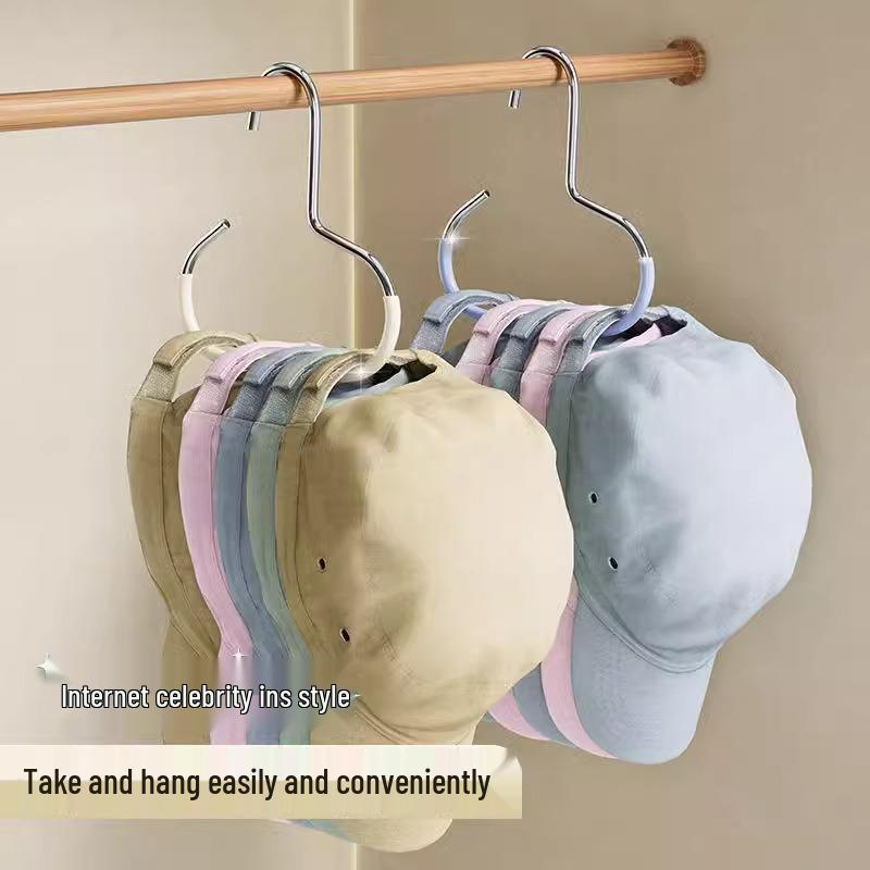 

Многофункциональный подвесной органайзер для шляп для шкафа или общежития: Стойка для бейсболок с козырьком