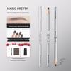 MKING PRETTY Ultra-Fine Sculpting Eyebrow Pencil: Waterproof, Sweatproof, Clear Strokes, Natural Finish for Makeup Artists.