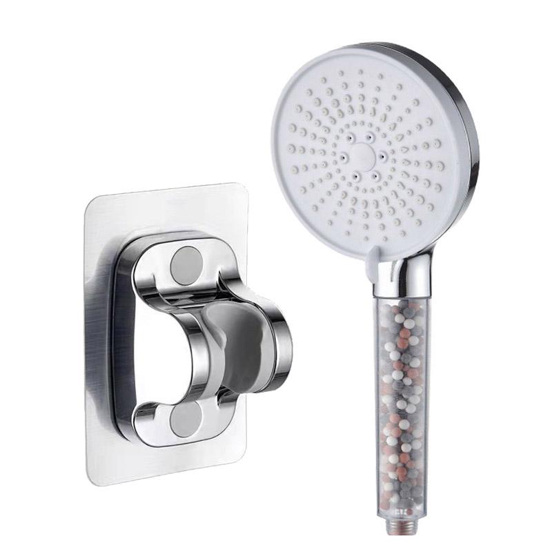 

Bathroom Handheld 5-speed Adjustment Filter Booster Shower Head Negative Ion Hard Water Softening Shower Set