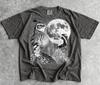 Quail Moon Shirt, Vintage Bird Graphic Tee, Distressed Wildlife T-Shirt, Nature Lover Gift