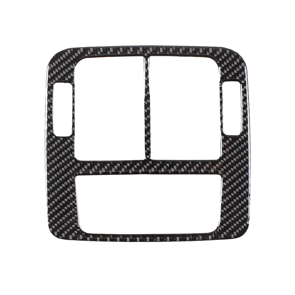 Soft Carbon Fibre For Porsche Taycan 2019-2026 Rear Air Conditioning Control Panel Outlet Vent Cover Sticker Accessories