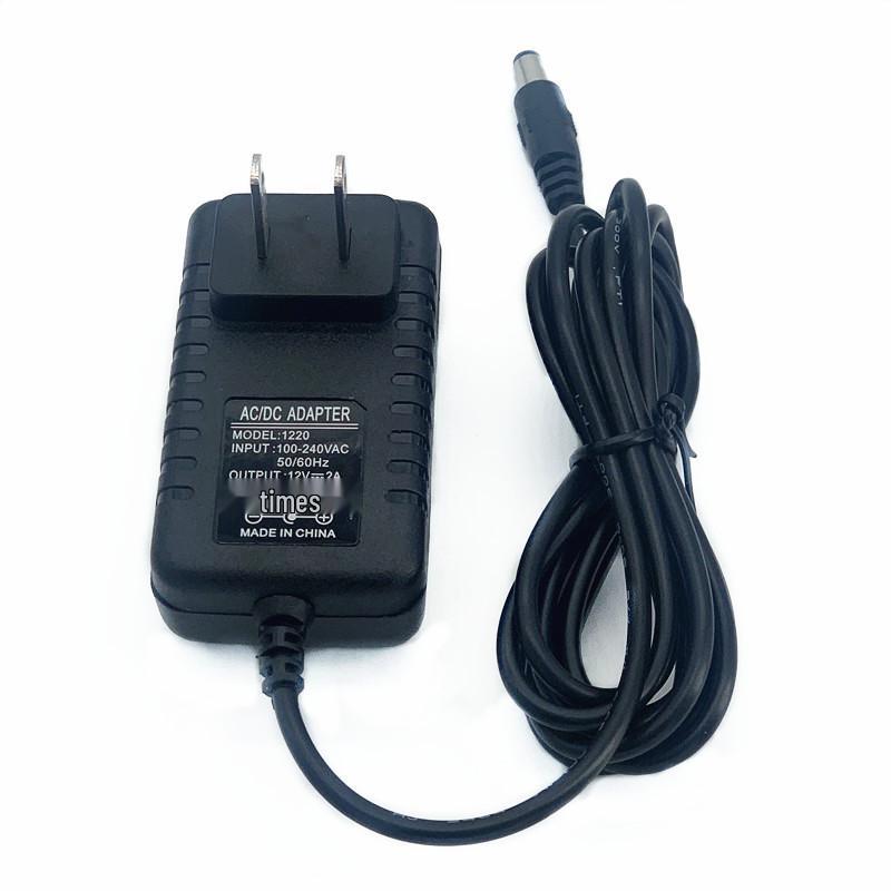 Wall-Mounted 12V2A Power Adapter for LED Light Strip and Live Stream Light, 2m.