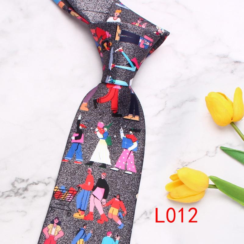 

Rael Мужской галстук Деловой галстук из полиэстера Галстук с мультяшным персонажем Свадебный Повседневный галстук