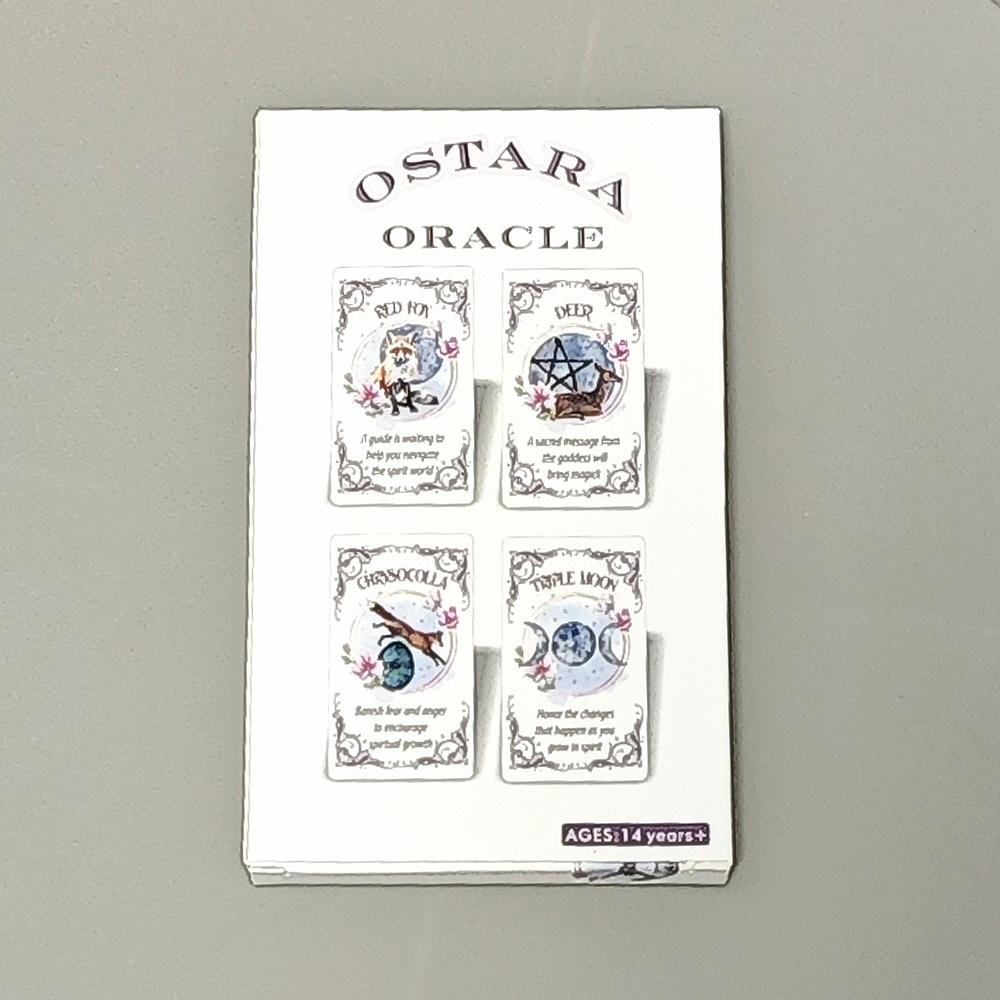 Ostara Oracle Deck 20 Pcs Oracle Cards, Inspirational Altar Deck To Recieve Divine Messages 12*7cm