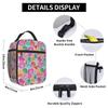 Purple Shell Pattern Insulated Lunch Bag for Women Children Leakproof Food Boxes Thermal Lunch Box Tote