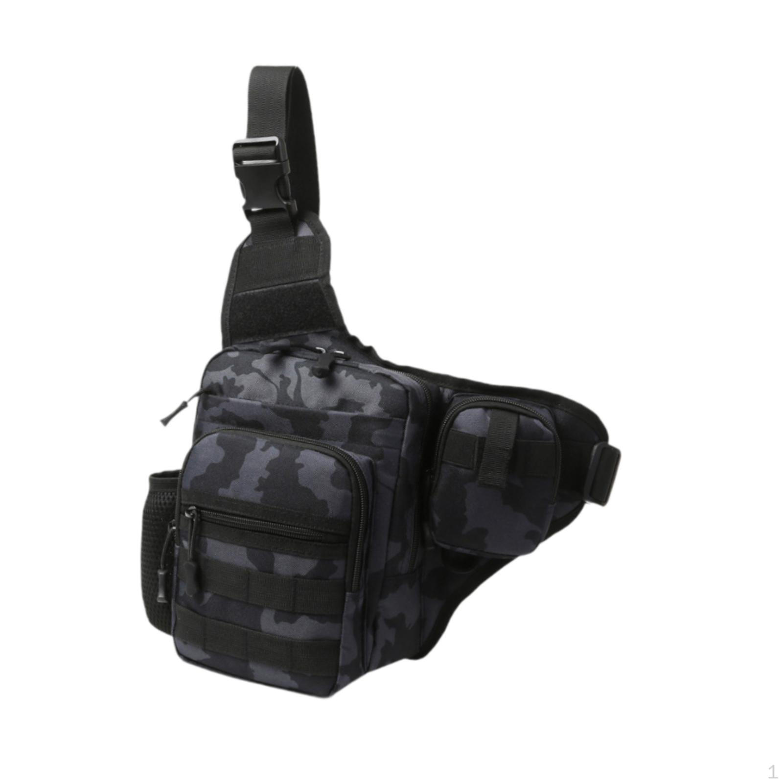 

Стильна водонепроникна нагрудна сумка через плече із застібкою-блискавкою для Blue Black