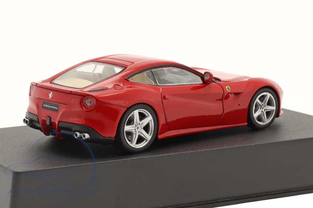 Ferrari F12 Berlinetta 2012 Scale Diecast Model Car with Case 1/43 (Red) [Used]