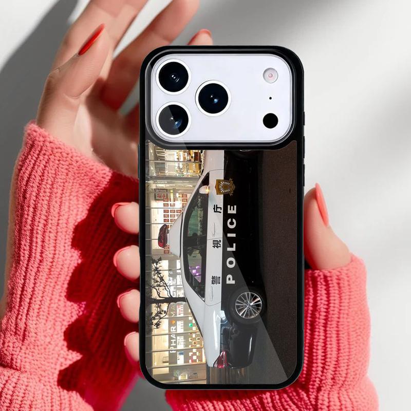 

Japanese police car Phone Case for iPhone 17 16 15 14 13 Pro Max Back Cover for 12 11 Pro Coque iPhone 14 Pro