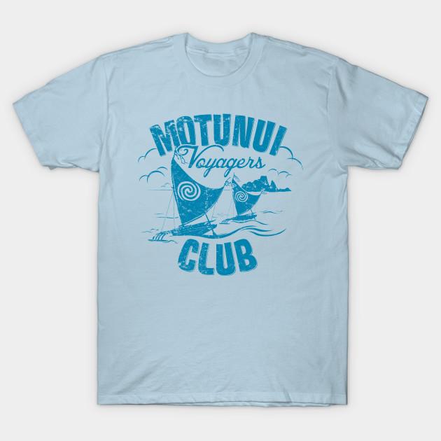 

Men Black Print T-shirt Motunui Voyagers Club No-Cut Transfer Paper Print Cotton Tshirt 3XL світло-синій колір