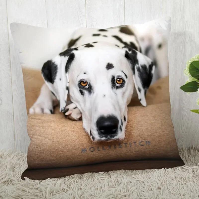 Наволочка Далматинцы Современное украшение гостиной  ,(1) 30x30cm