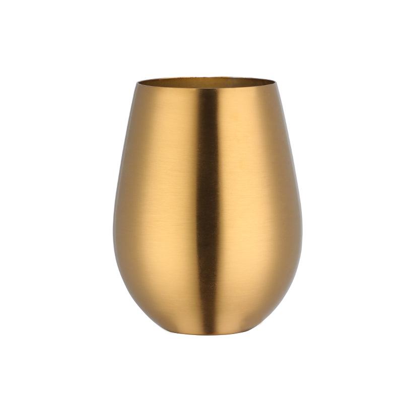 Creative 304 Stainless Steel Beer Mug - 500ml Large Capacity for Home and Bar Use