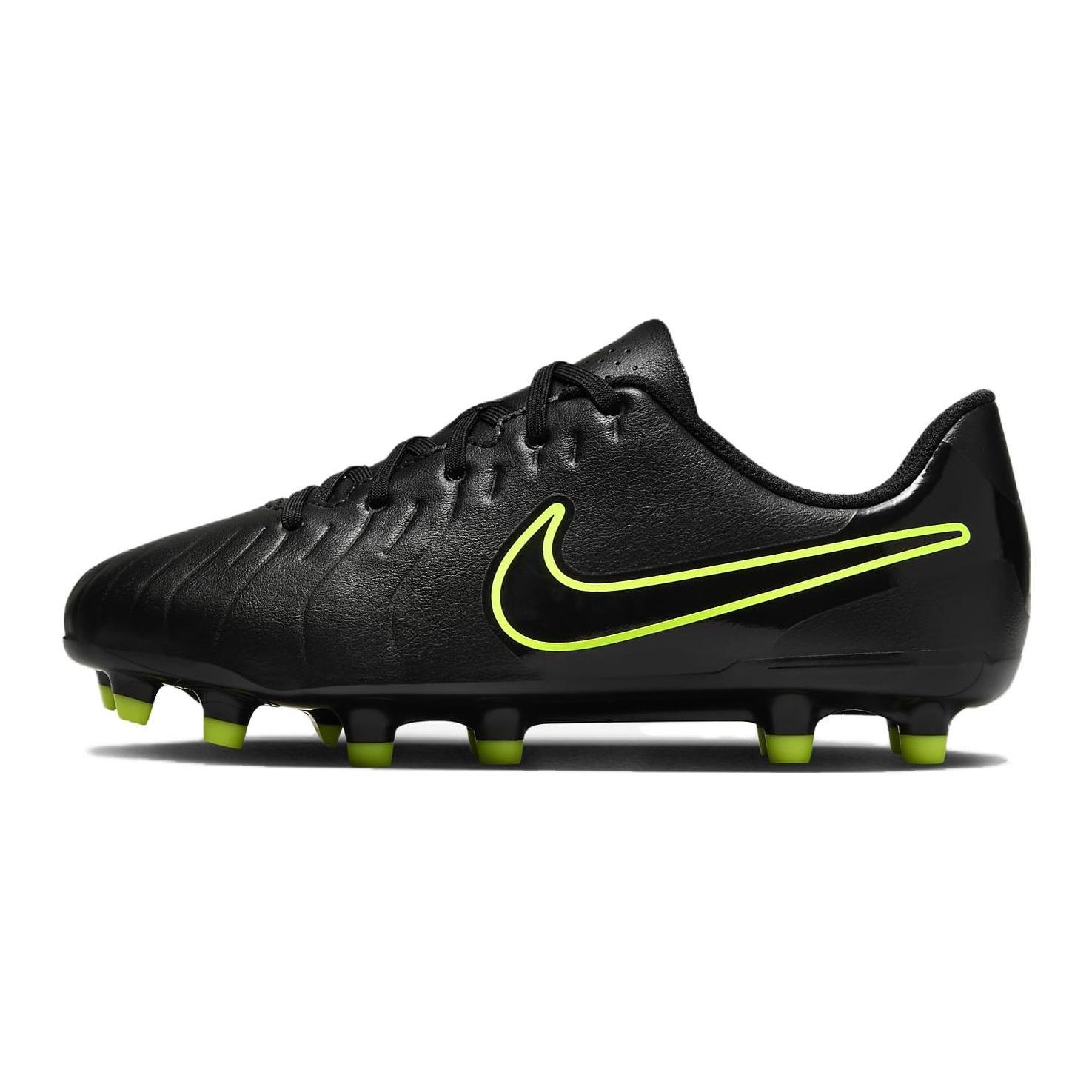 (GS) Nike Tiempo Legend 10 Club MG  Black Volt  Kids  DV4352-001 EU 36.5