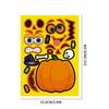 16pcs Make Your Own Pumpkin Puzzle Stickers Cartoon Kids Assemble Jigsaw  Kids Educational Game