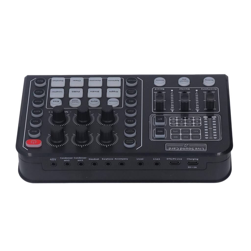 Live Sound Board DSP Chip Dual Channel Wireless Professional Multifunctional Sound Board