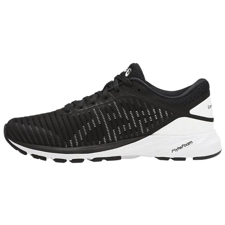 Asics Dynaflyte 2 Mesh Fabric Comfortable Low-Top Running Shoes Women Sneaker Black White T7D5N-9001
