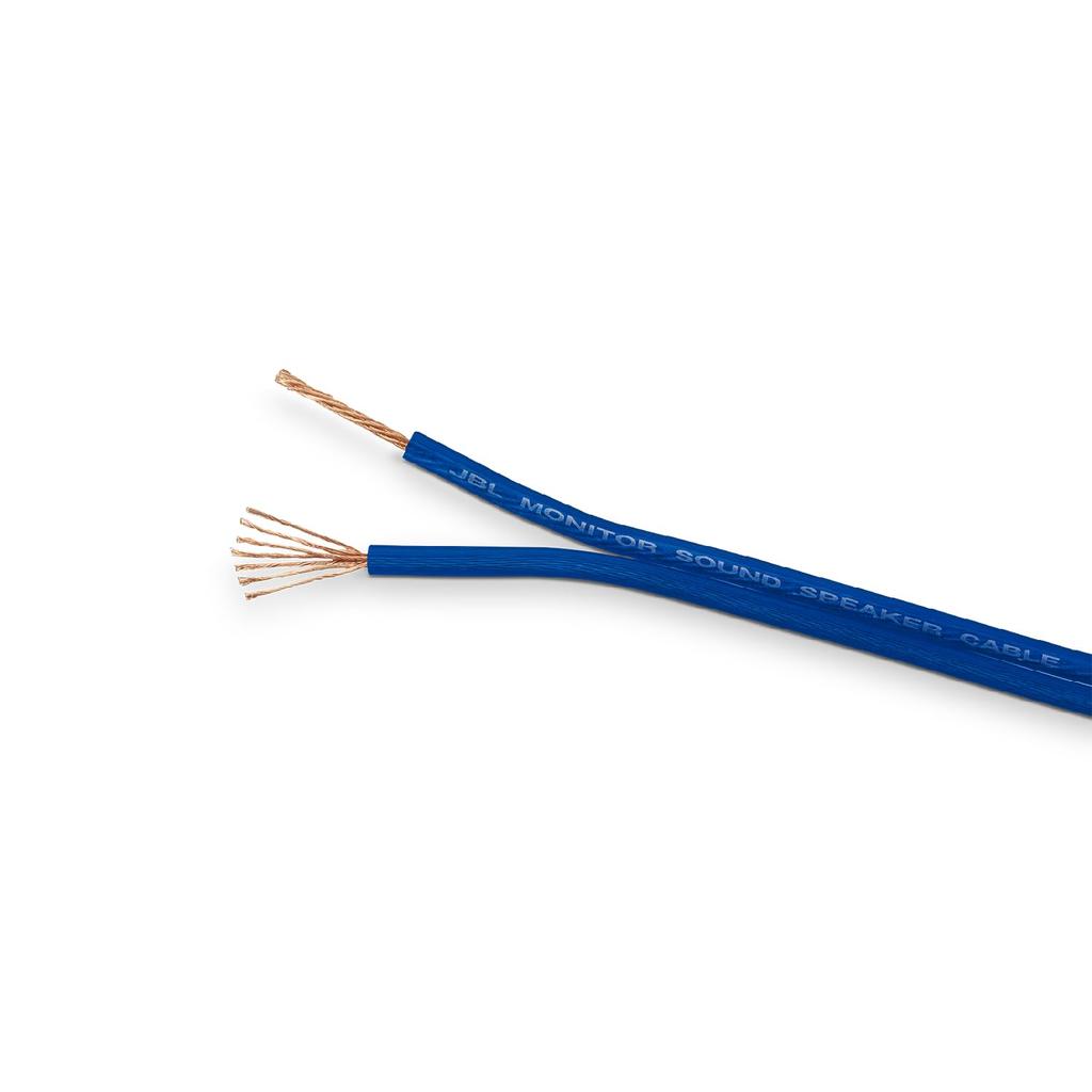 JBL Monitor Sound Speaker Cables (3m X 2) OFC 2-Gauge Single Core with Sheathed Cable Ends, Pure Sound JSC450-3M2