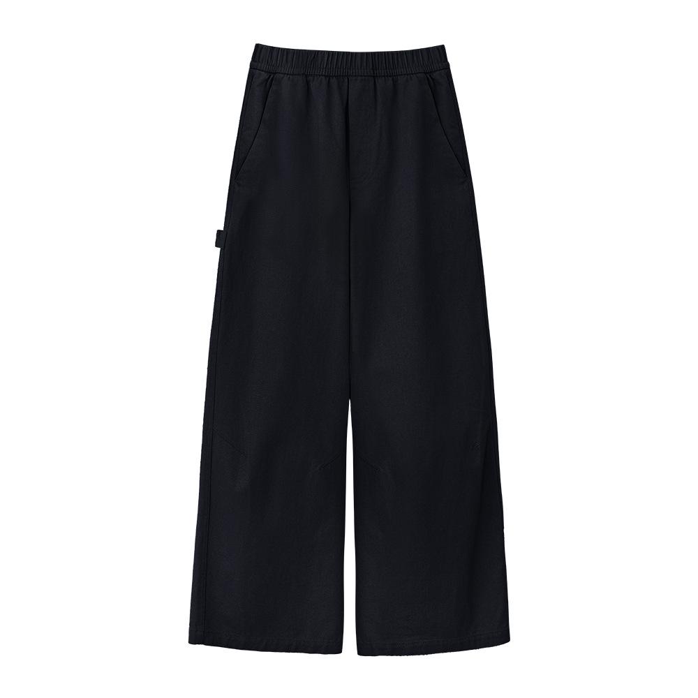 

ABOUTSEA Women s High Waist Twill Cotton Workwear Pants: Loose Fit, Washed, Versatile Straight Leg. Perfect for Early Spring. M