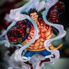 New 40cm One Piece Jt Dream Four-Gear Ghost Island Road Flying Gk Figure One Piece Cartoon Characters Cool Desktop Ornaments Toy