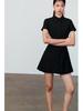 2025 Summer Women's Shirt-Style Commuting Mini Dress - European & American Design, Short-Sleeve.