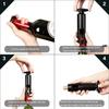 AIKARO - Self Pulling Corkscrew Wine Bottle Opener with Tin Foil Cutter