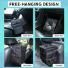 Car Trash Can With Lid & Storage Pockets - Keep Your Car Clean & Organized