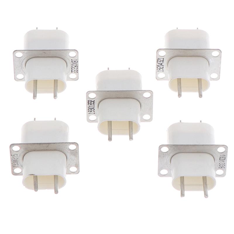 5Pcs Electronic Microwave Oven Magnetron 4 Filament Pin Sockets Converter Home
